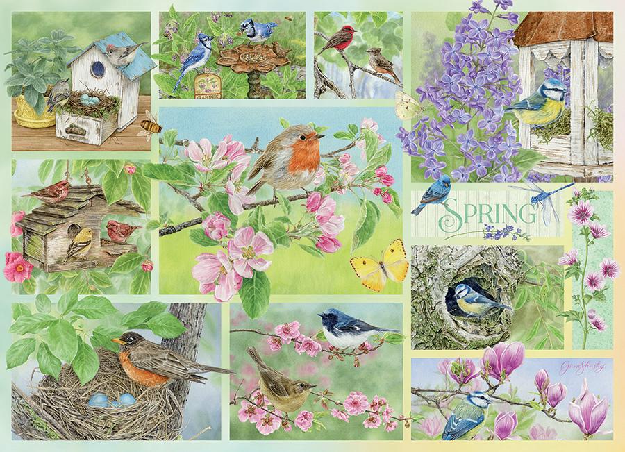 Garden Birds In Spring 1000 Pc 625012451017