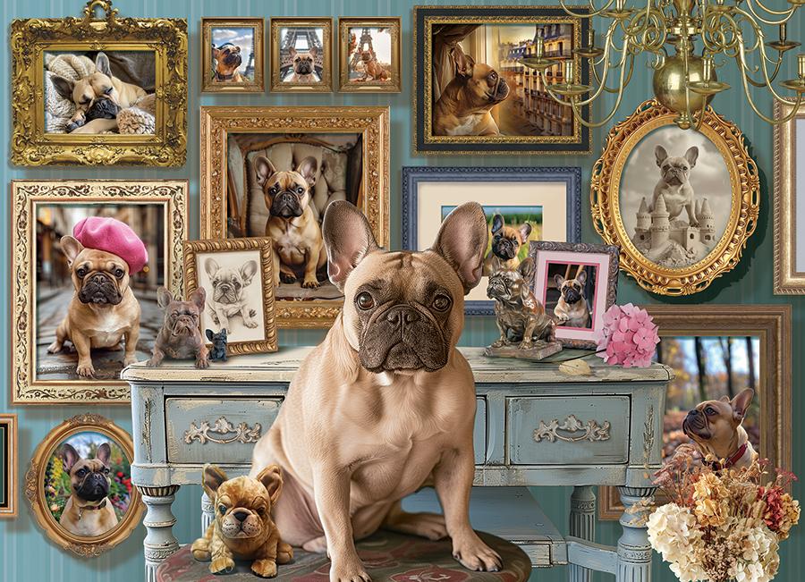 Frenchie 500 Piece Puzzle 625012451116