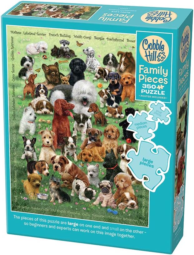 Puppy Love 350 Family Pc Puzzl 625012470070_2