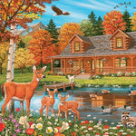 Cottage Pond 350 Family Pc Puz 625012470360