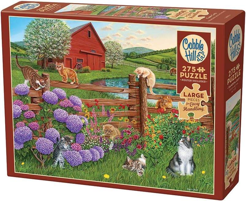 Farm Cats 275 Large Pc Puzzle 625012480154_2