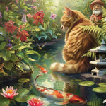 Koi Cat 275 Large Pc Puzzle 625012480307
