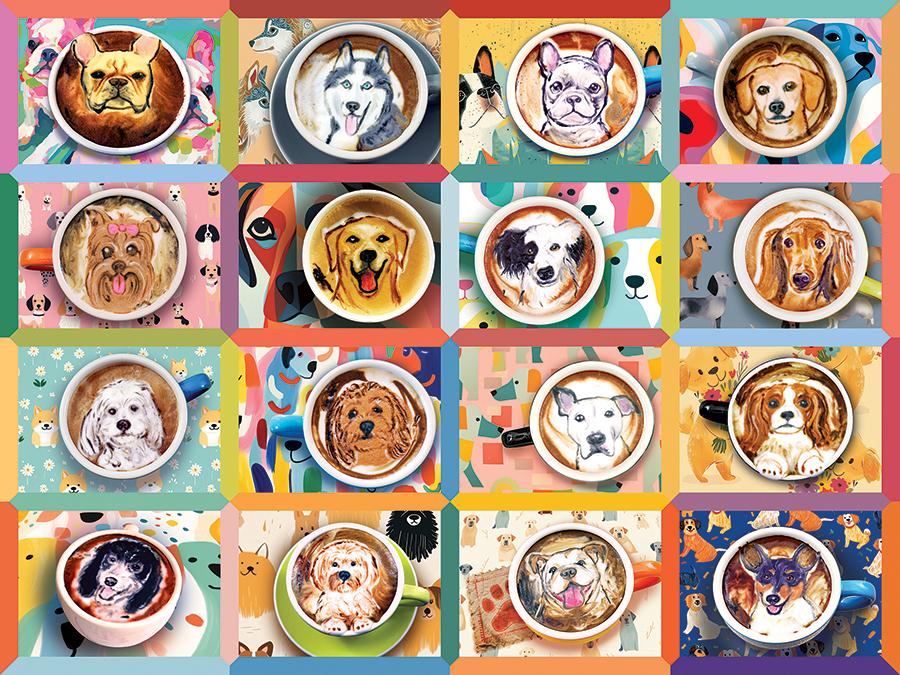 Puppy Lattes 275 Large Pc Puzz 625012480321