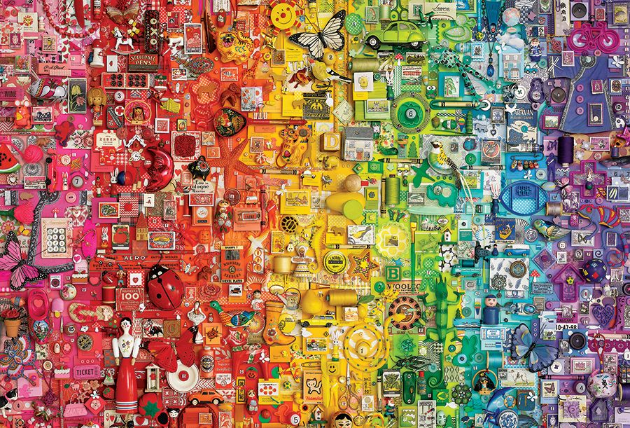 Rainbow 2000 Piece Puzzle 625012490016