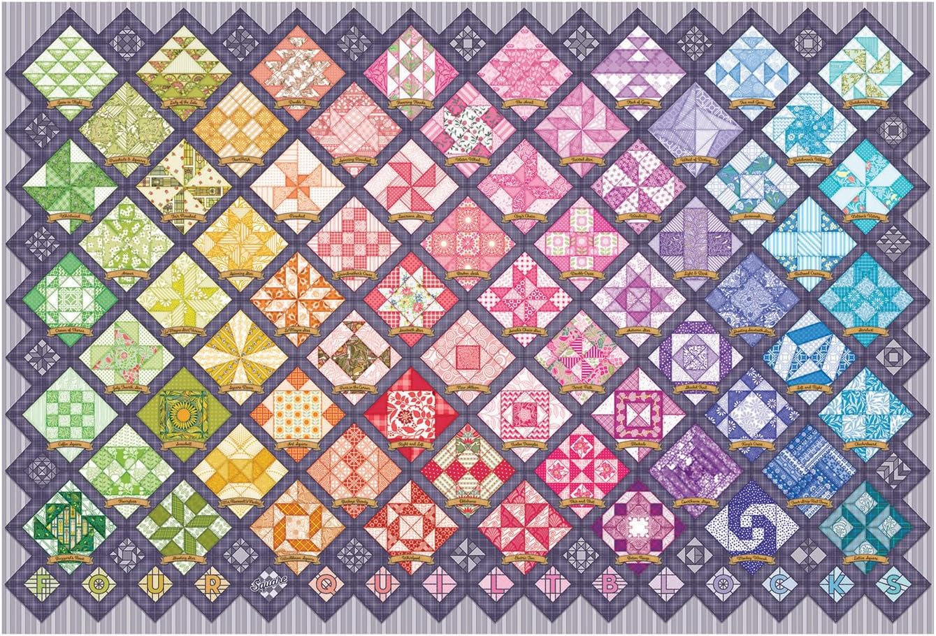 4 Square Quilt Blocks 2000 Pc 625012490108_1