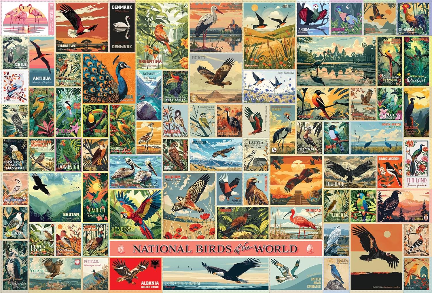 Birds Of The World 2000 Pc 625012490245