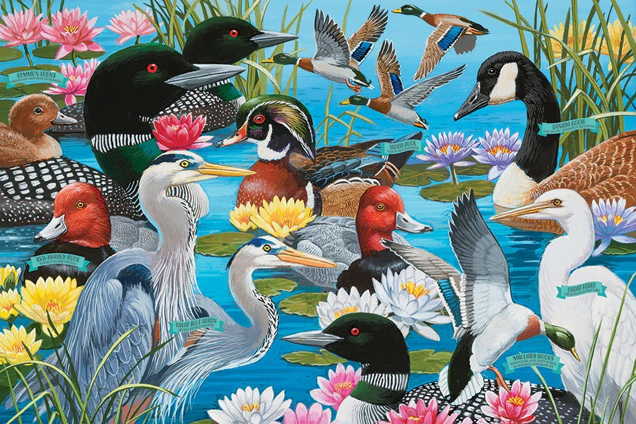 Water Birds 36 Pc Floor Puzzle 625012551281