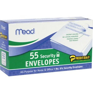 #6.7 ENVELOPES, SECURITY, PRS&SL, (BOX) Jerrol's Supplies