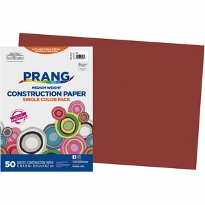Red 12X18 Construction Paper 653-235
