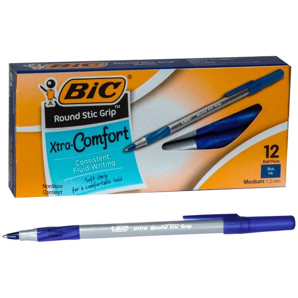 PEN,BALLPT,GRIP,MED,BE 654-556