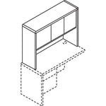 Lorell Essentials Rectangular Desk Shell (69373) - Kittitas County Orders Only 659-555_3