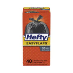 Hefty Easy Flaps 30 Gal Large Trash Bags (40) 668-452