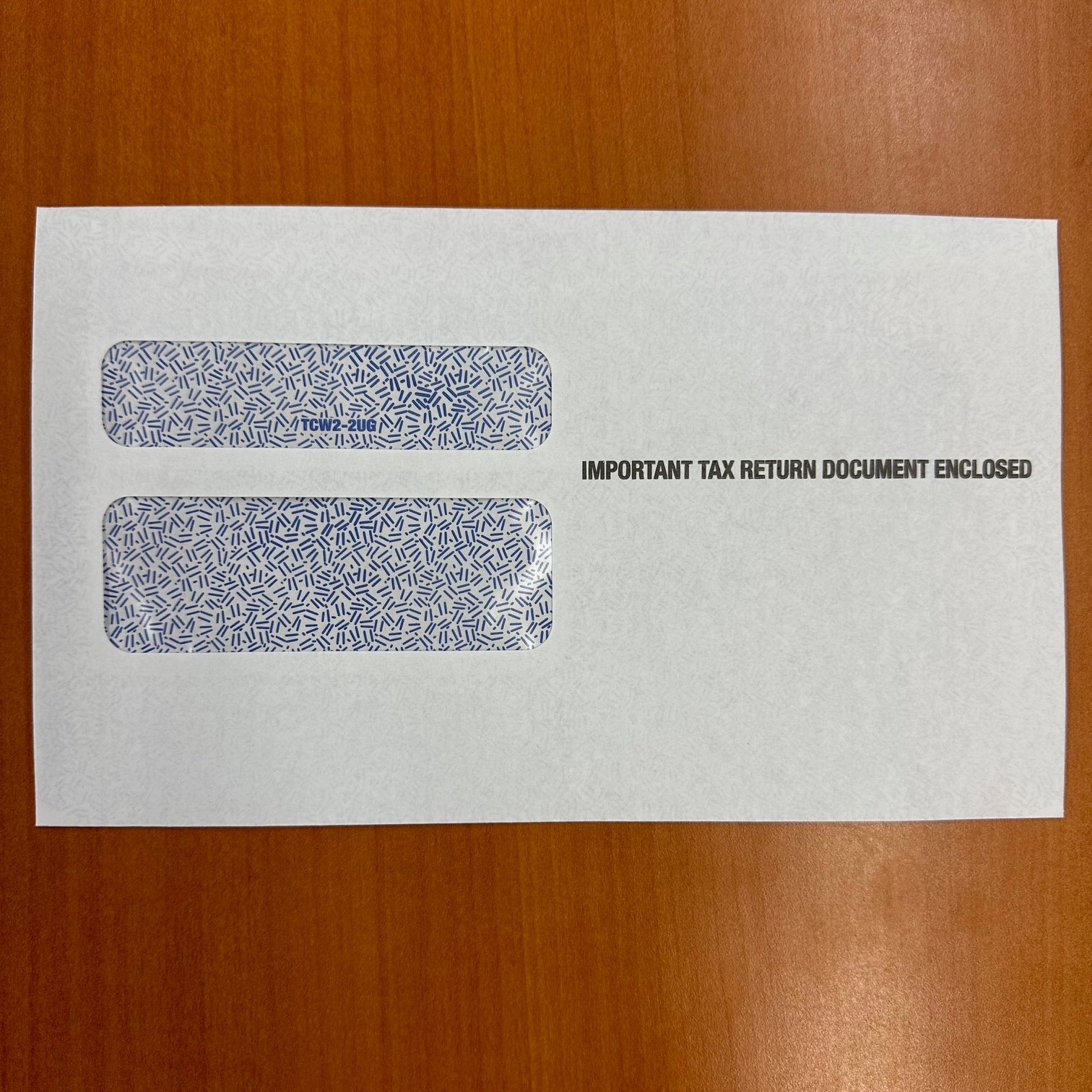 W-2 CONTINUOUS TAX ENVELOPE - DOCUMENT - 9 1/2" WIDTH X 5 5/8" LENGTH - GUM 669-229