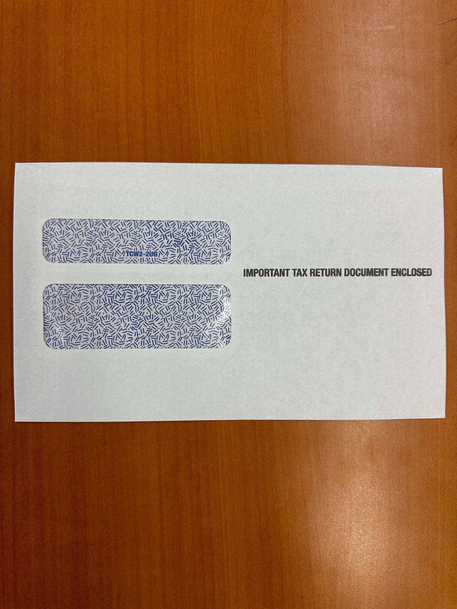 W-2 CONTINUOUS TAX ENVELOPE - DOCUMENT - 9 1/2" WIDTH X 5 5/8" LENGTH - GUM 669-229