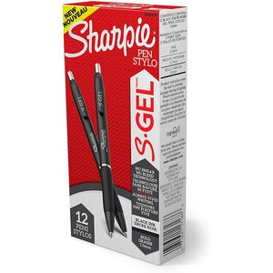 0.7MM BLACK S-GEL PEN SHARPIE 674-549