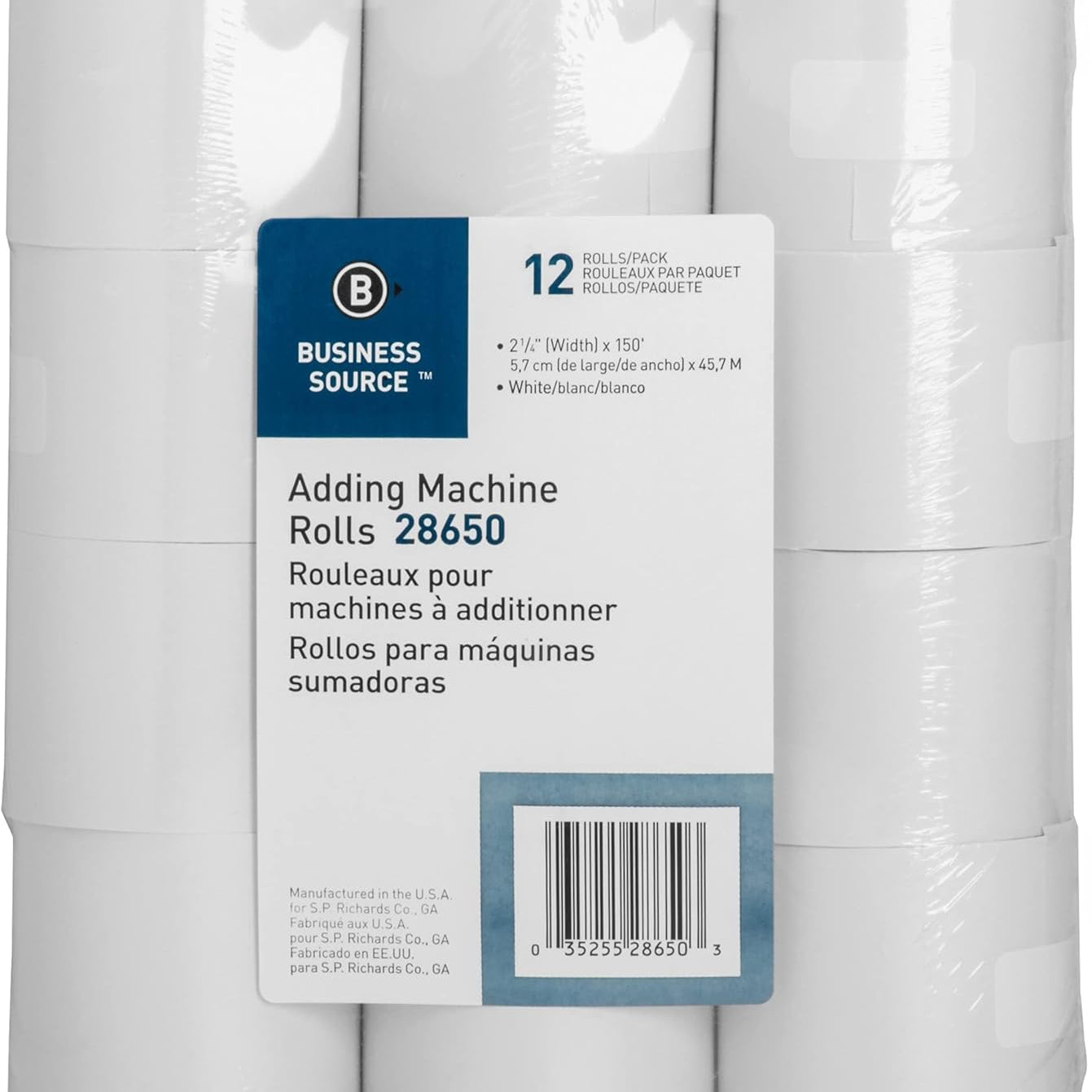 Business Source Adding Machine Roll - 2.25" x 150' 40 684-492