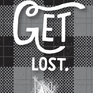 Get Lost Blank Notebook 725330739184