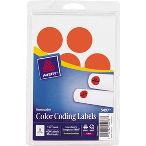 Coding Labels Fl Red 727-115