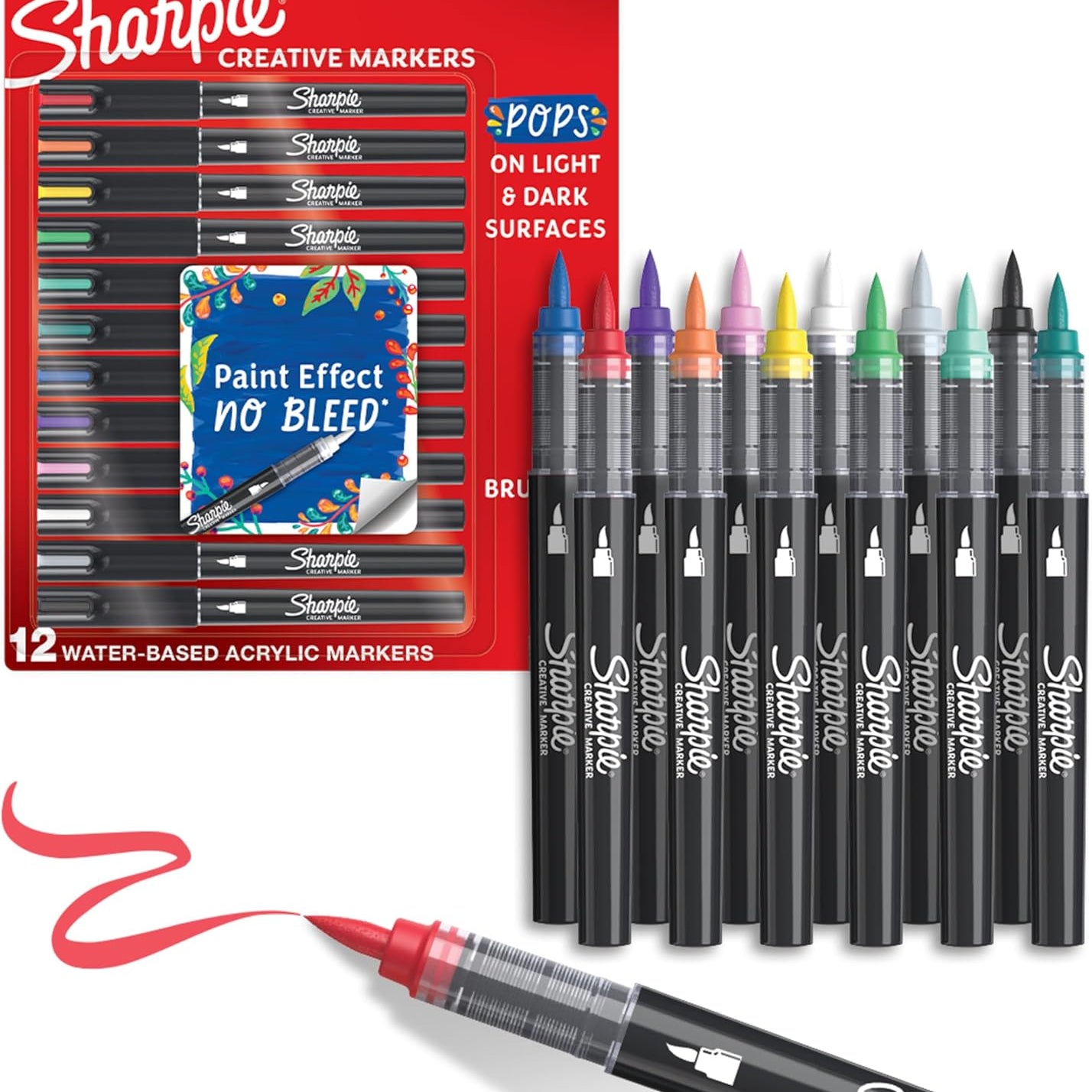 Sharpie Marker Set Brush Tip 729-261
