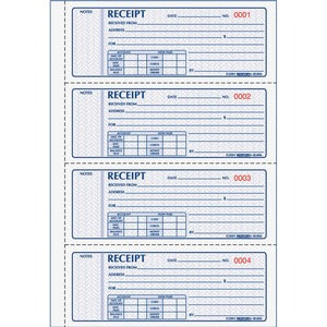 2 Part Money Receipt Book 740-708