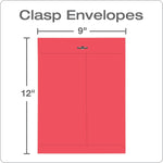9X12 Clasp Envelopes Red 743-504_57c42de1-2eb2-492b-a37f-08db59a6e0fe