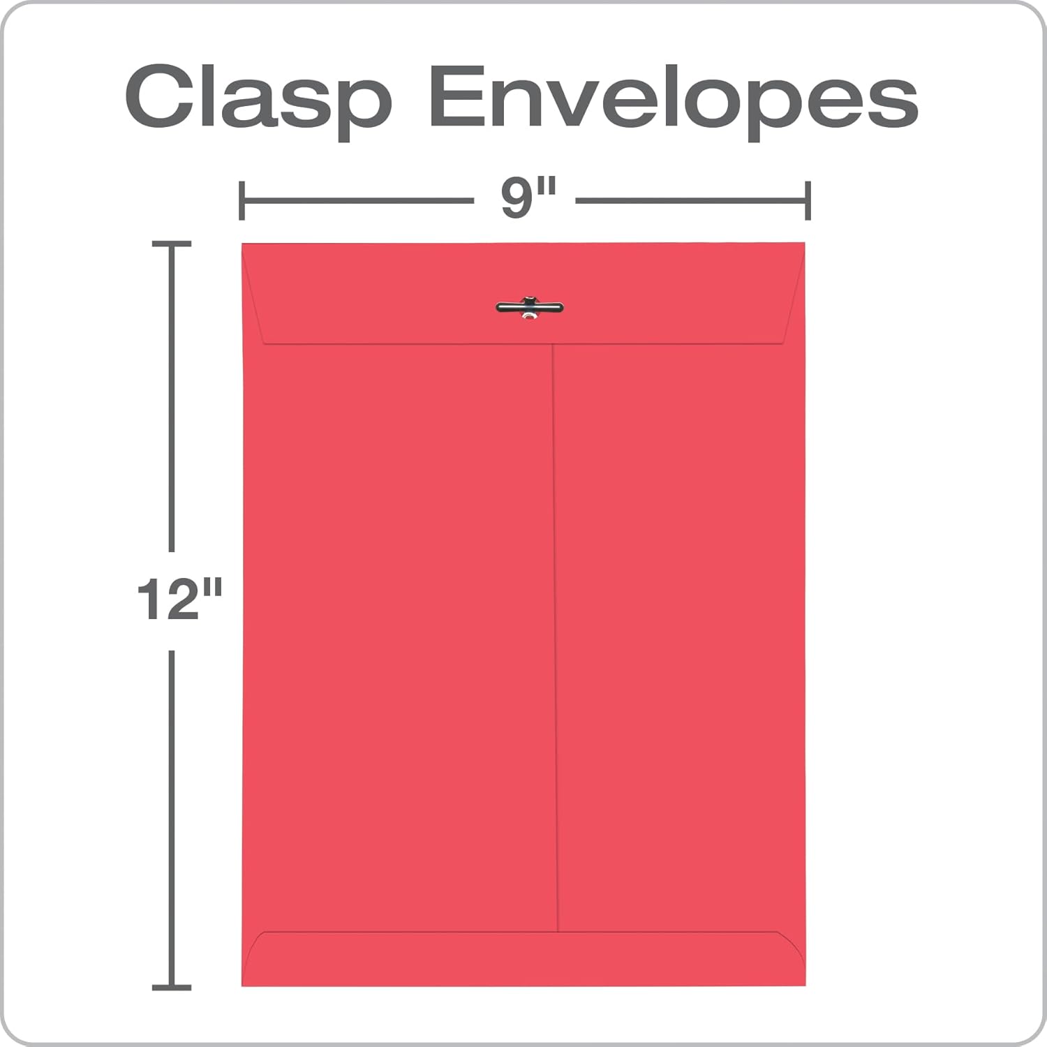 9X12 Clasp Envelopes Red 743-504_57c42de1-2eb2-492b-a37f-08db59a6e0fe