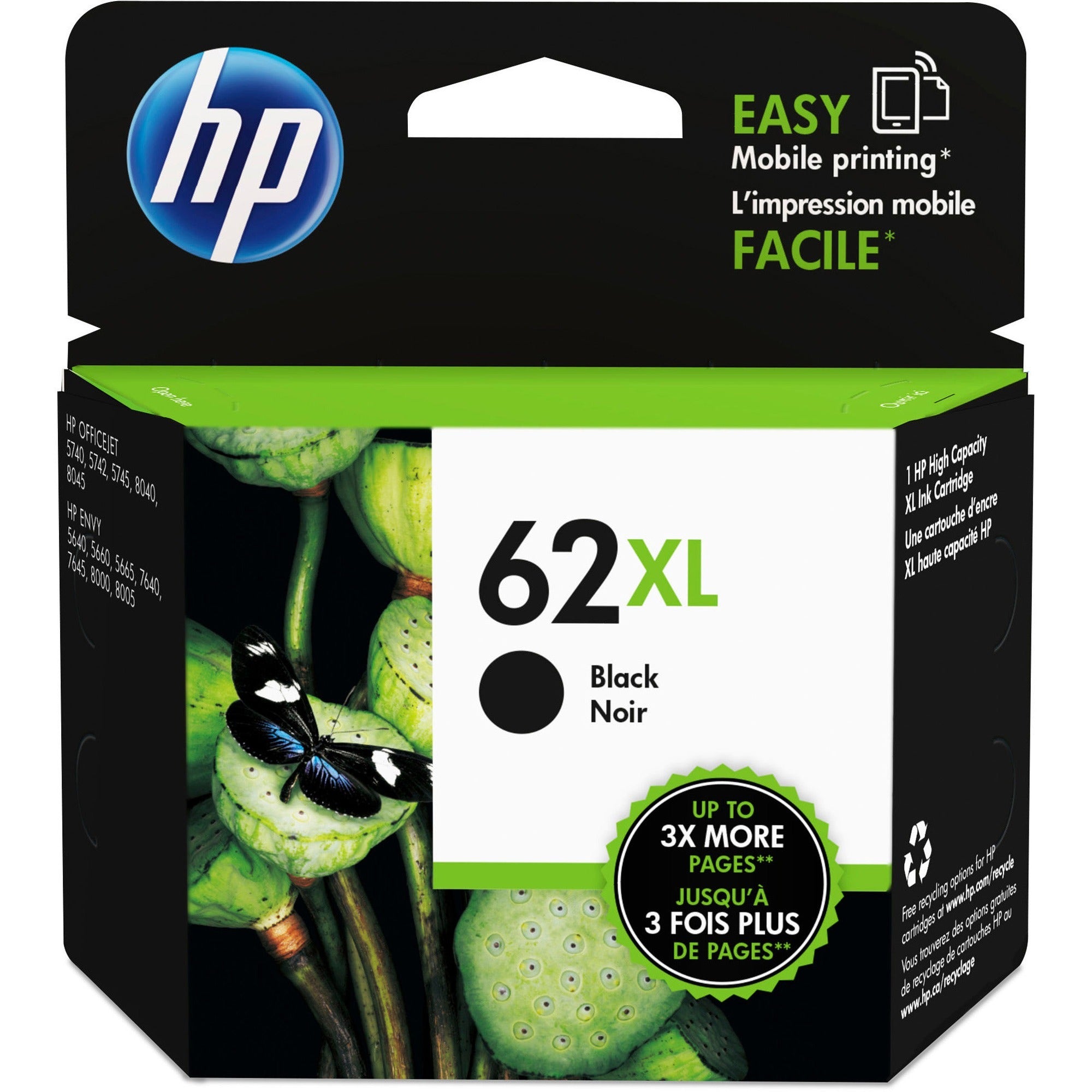Hp 62Xl Black Ink Cartridge 773-693