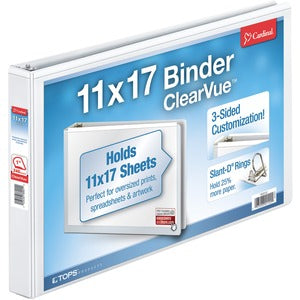 11X17 1" White Binder 774-256