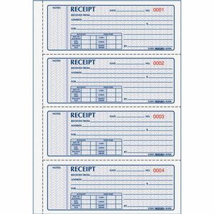 Money Receipt Red 8L806 795-626