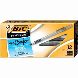 Round Stic Grip Fine Black 801-126