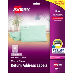 .5X1.75 CLEAR LASER LABELS 801-356