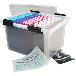 Water Tight File Box With Lid 807-304