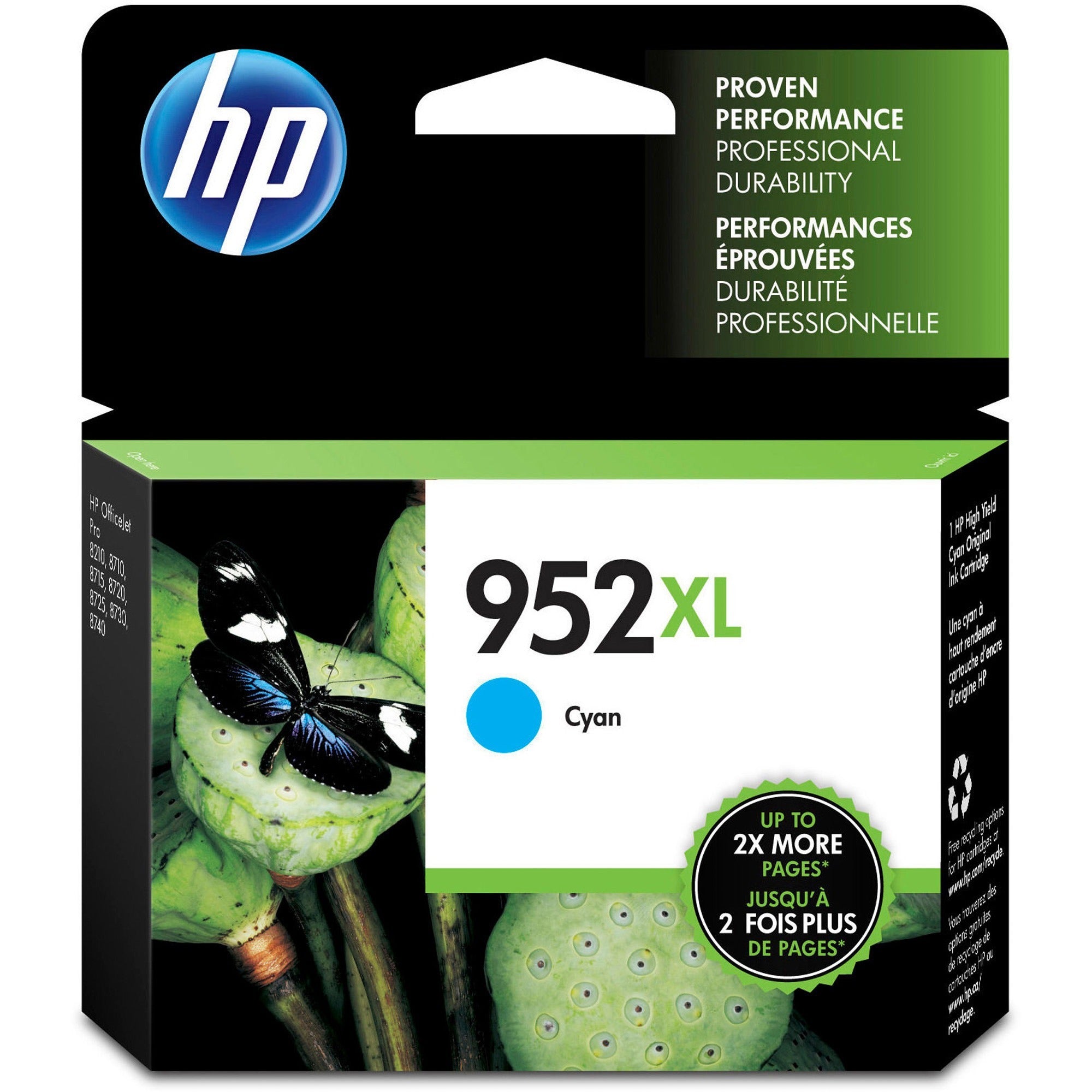Hp 952Xl Cyan Ink Cartridge 807-985