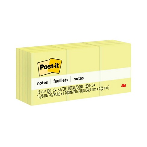 1.5"X2" POST-IT NOTES PLAIN 814-551
