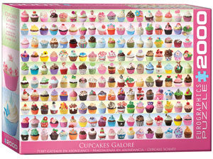 Cupcakes Galore 2000 Pc Puzzle - Eurographics 8220-0629_c5225908-10d4-4bcc-b053-e224c325ae06