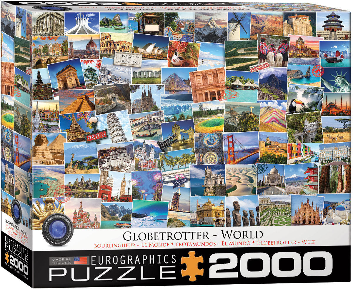World Globetrotter 2000 Pc Puzzle - Eurographics 8220-5480_94debee8-b62a-4164-8dcd-19db66f92e23