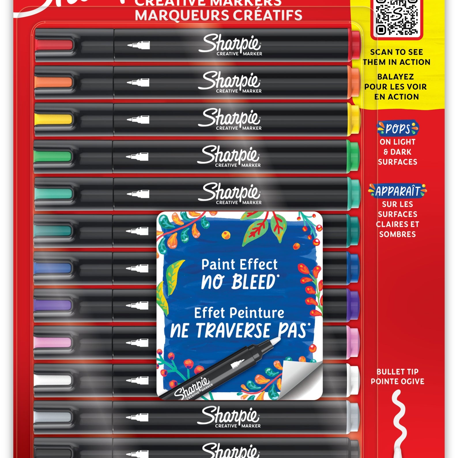 Sharpie Marker Set Bullet Tip 823-580