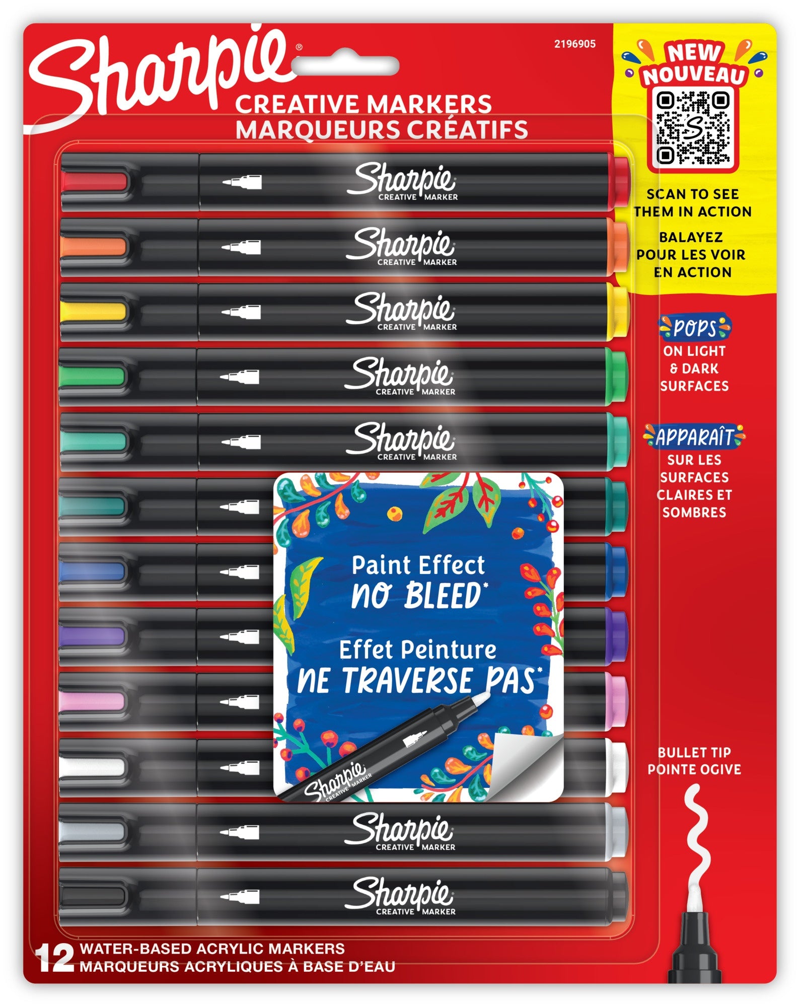 Sharpie Marker Set Bullet Tip 823-580