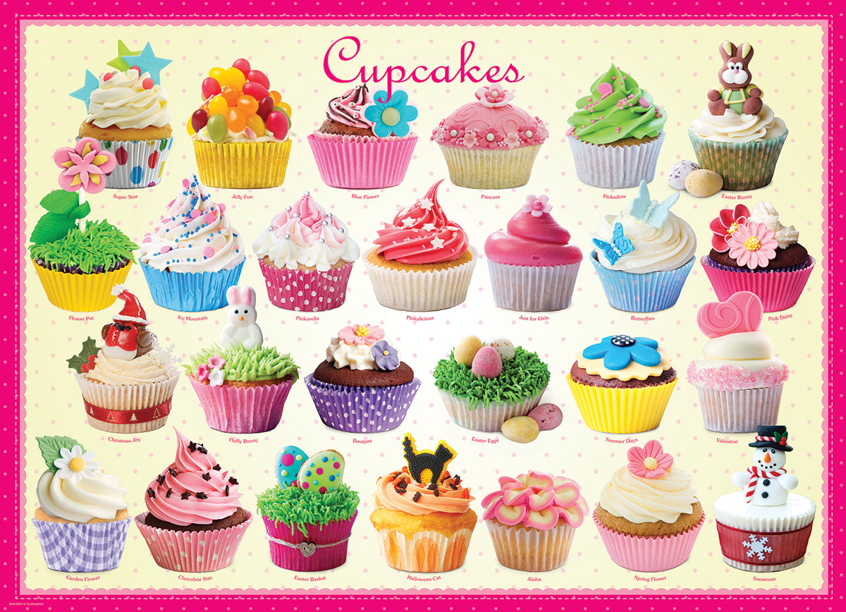 Cupcakes 500 Piece Puzzle 8300-0519_a046a848-0c6b-4357-b140-615029e8c5d6