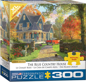 Blue Country House 500 Piece Puzzle 8300-0978_34384d8c-c4b2-49db-8a1c-4e8e2842767d