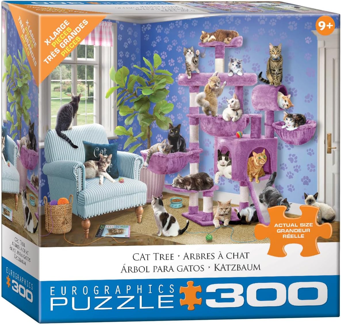 Eurographics Cat Tree 300 Xl Piece Jigsaw Puzzle - Giordano. Robert 8300-5997