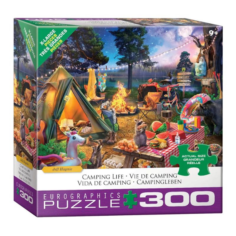 Eurographics Camping Life 300 Xl Piece Jigsaw Puzzle - Haynie. Jeff 20 8300-6148