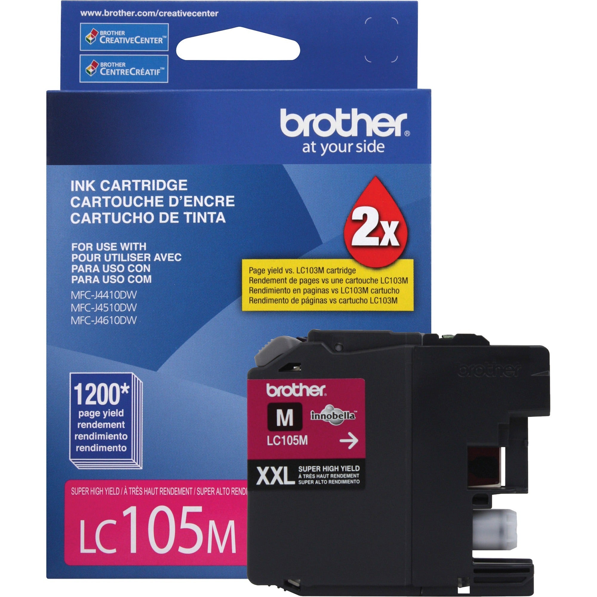 Brother Lc105M Super High Yield Magenta 839-954