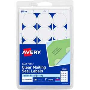 Clear Mailing Seals 850-808