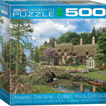Cobble Walk Cottage 500 Large Piece Jigsaw Puzzle - Davison. Dominic 8500-0457