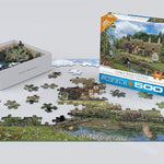 Cobble Walk Cottage 500 Large Piece Jigsaw Puzzle - Davison. Dominic 8500-0457_2