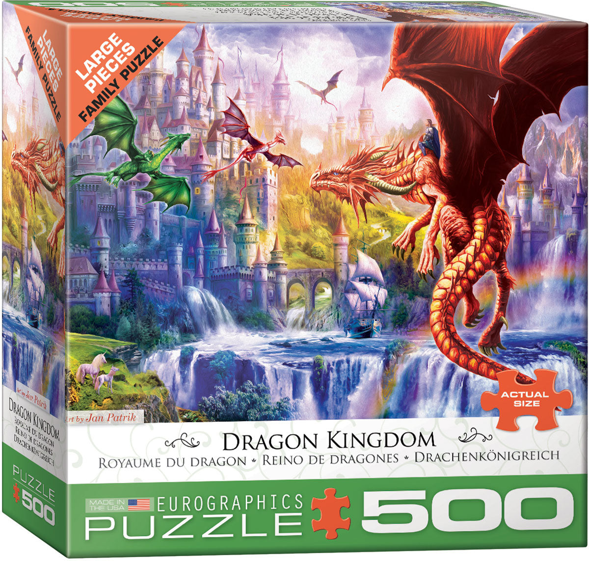 Eurographics Dragon Kingdom 500 Piece Puzzle 8500-5362