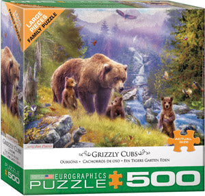Grizzly Cubs 500 Piece Puzzle 8500-5546_8df26e56-5edf-4985-b5a7-6afa10b5aa17