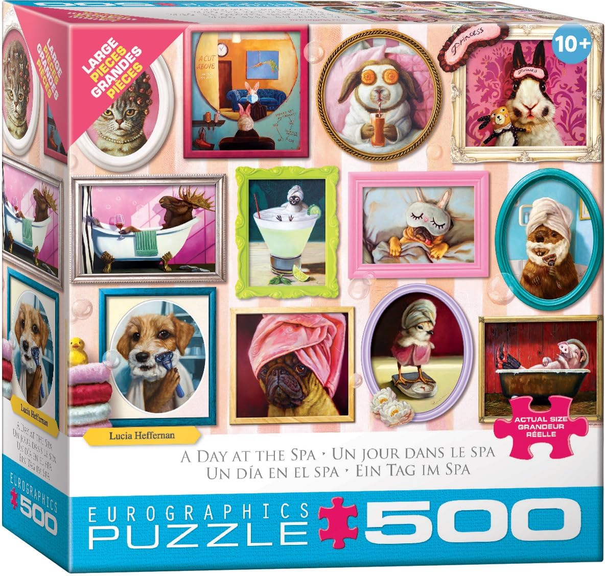 Eurographics A Day At The Spa 500 Piece Puzzle 8500-5776