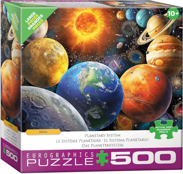 Eurographics Planetary System 500 Large Piece Jigsaw Puzzle - Adrian 8500-6007